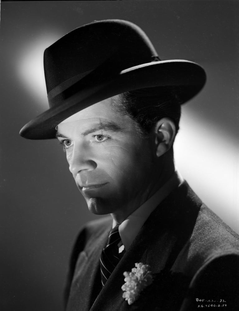 Dana Andrews classic photo print showcasing the vintage film star.