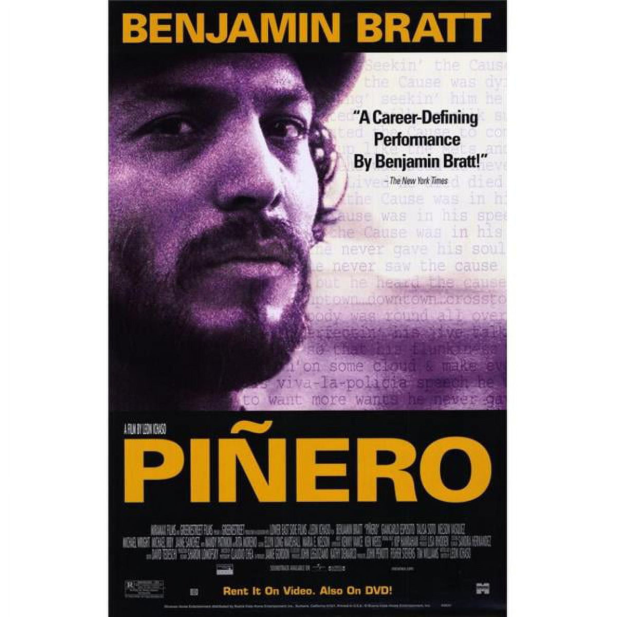 Pinero Movie Poster Print 27x40 - vibrant cinematic artwork
