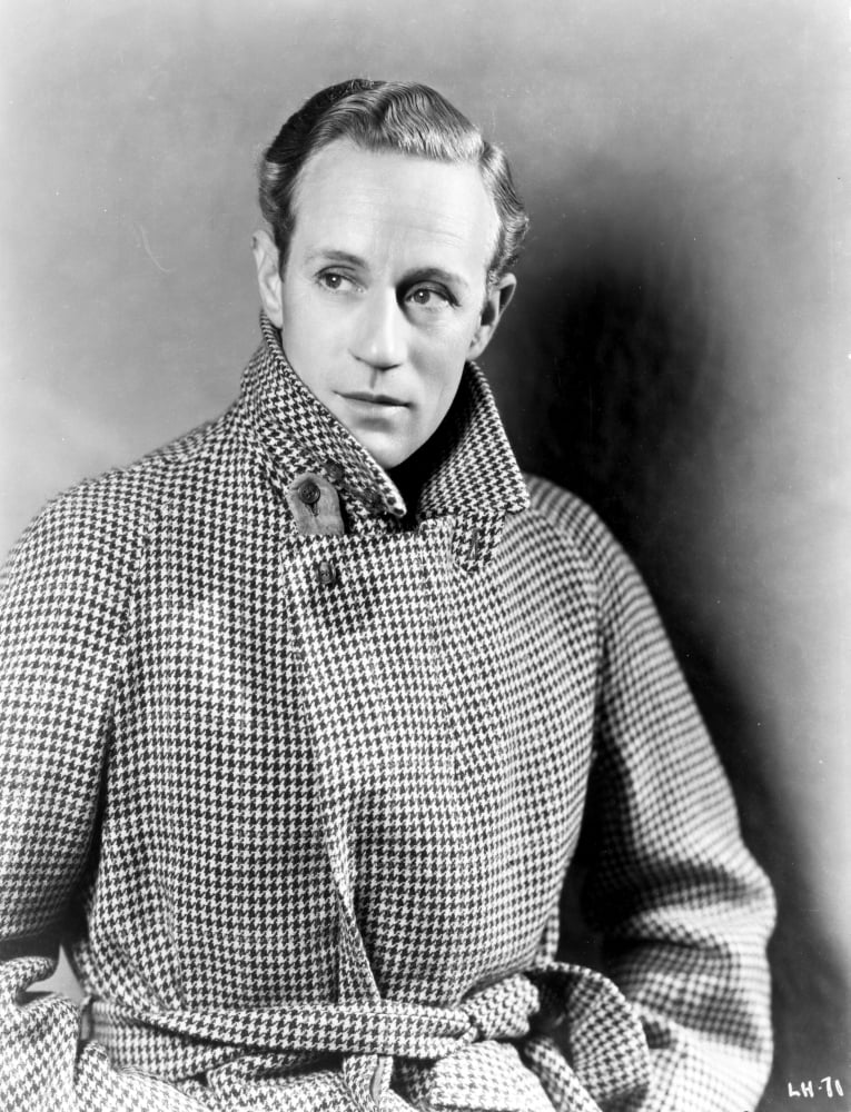 Leslie Howard classic portrait photo print showcasing timeless Hollywood style.