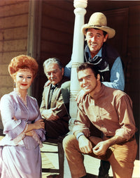 Gunsmoke Group Portrait Photo Print featuring iconic characters from the classic Western TV series.