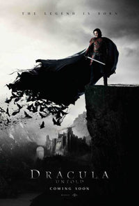 Dracula Untold movie poster in 27x40 size featuring dramatic artwork.