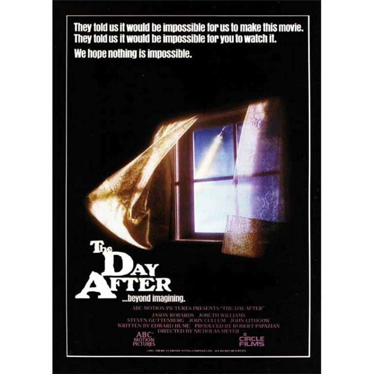 The Day After movie poster print 27x40 for movie enthusiasts.