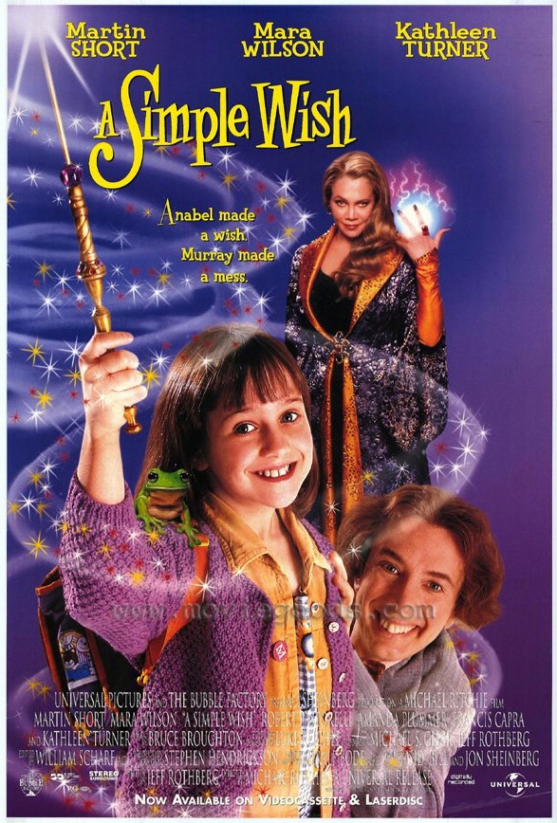A Simple Wish Movie Poster 11x17 print featuring whimsical design.