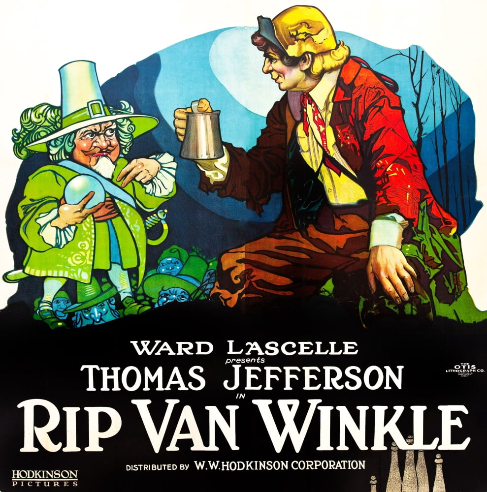 Rip Van Winkle 1921 movie poster art print