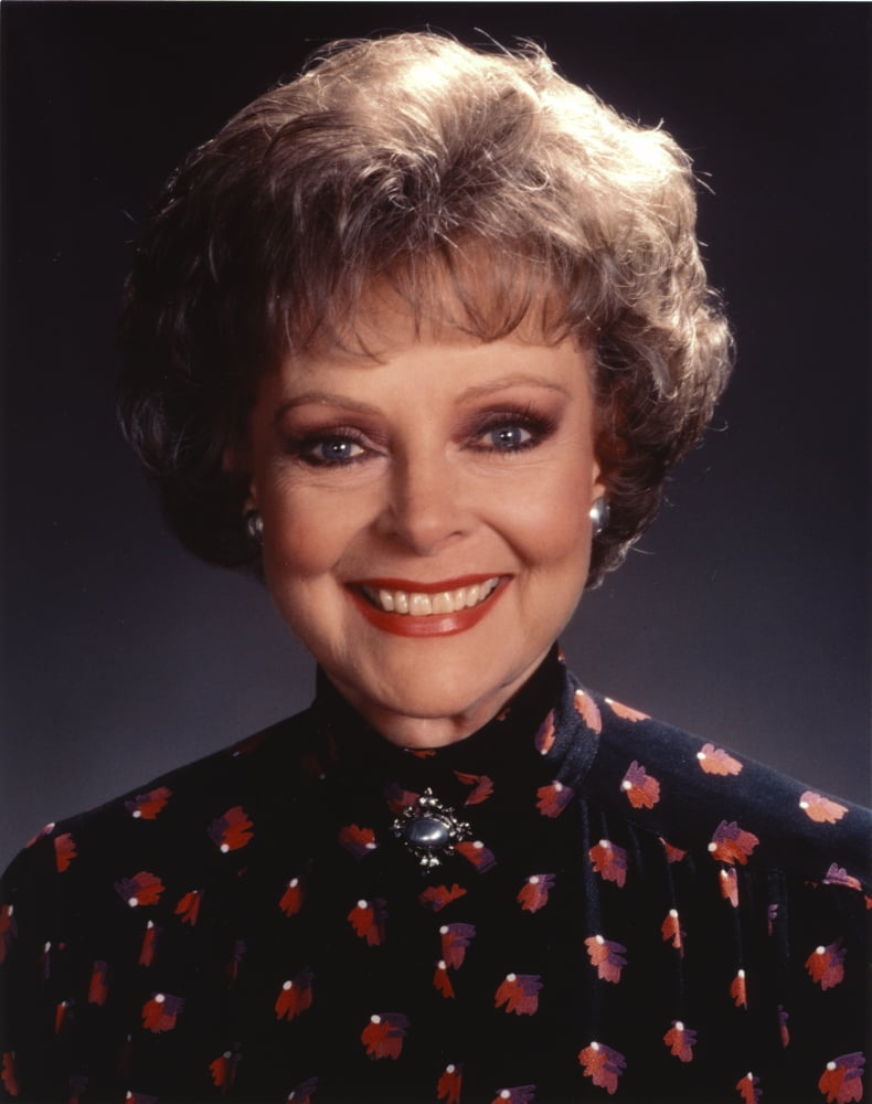 Close-up portrait photo print of June Lockhart, iconic actress.
