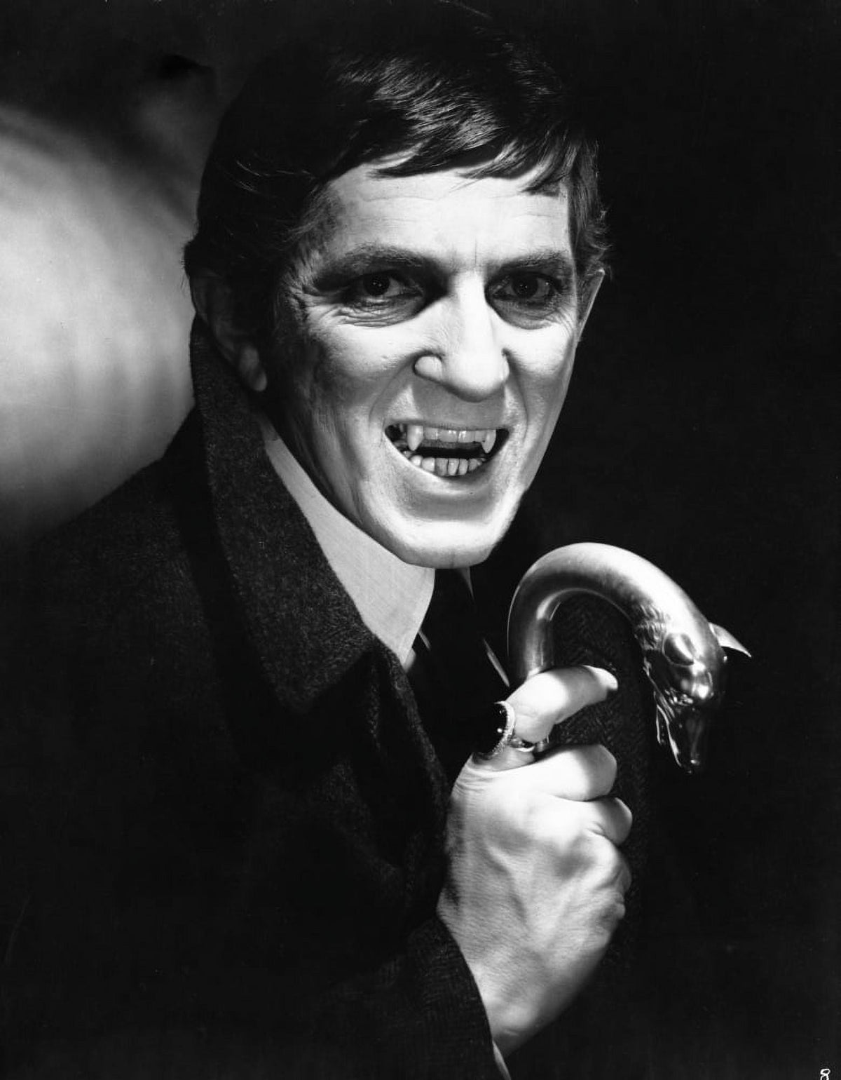 Dark Shadows vampire cast member photo print, iconic TV art.