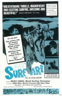 Blue Surfari Movie Poster 11x17 Print