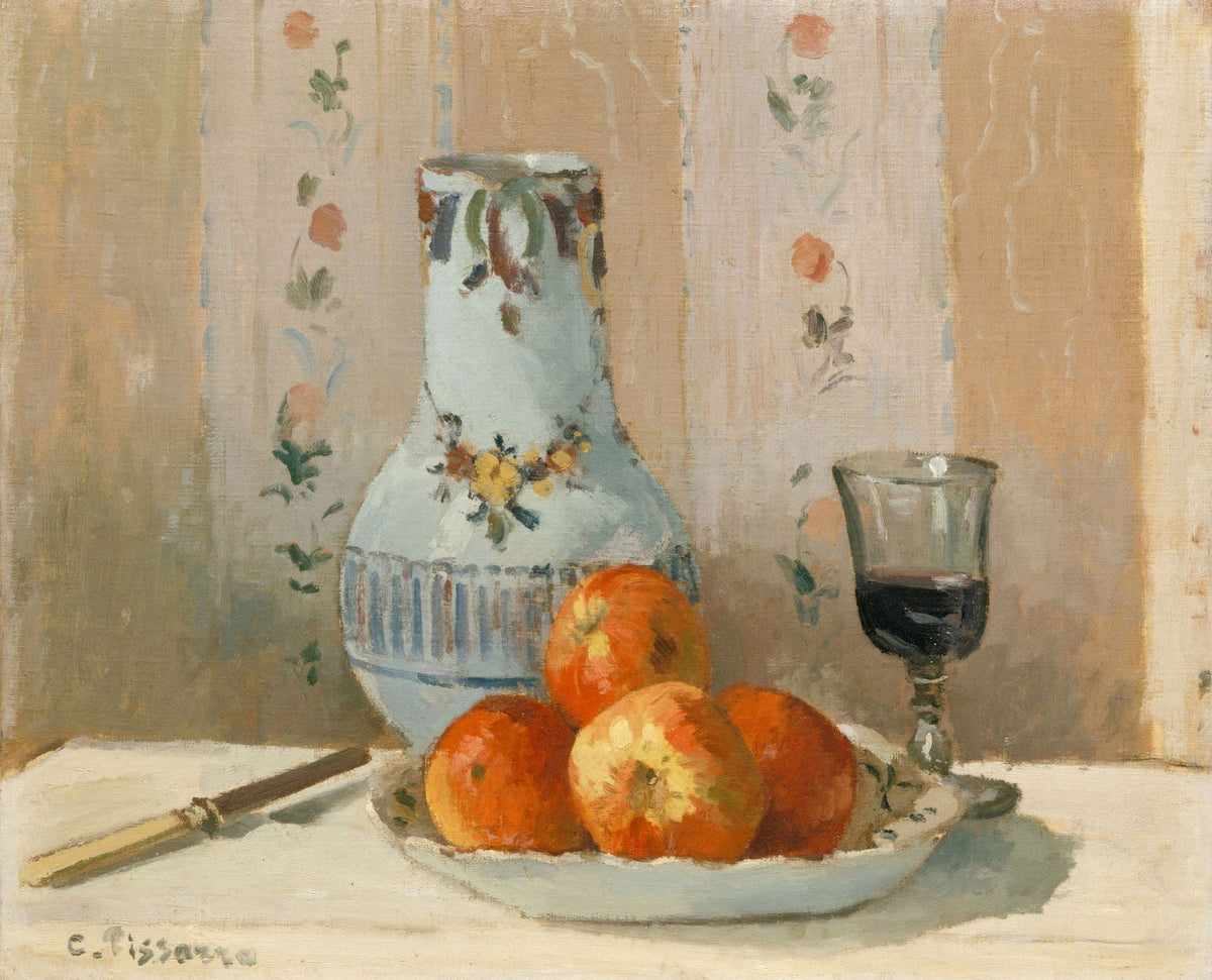 Still Life with Apples and Pitcher Fine Art Print