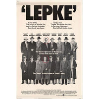 Lepke Movie Poster Print measuring 27x40 inches.