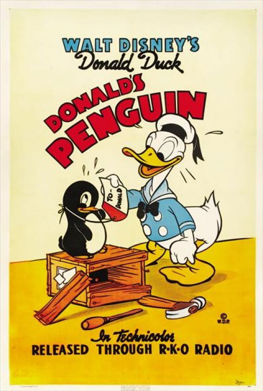 Donald's Penguin Movie Poster 11x17 print