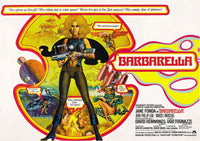 Barbarella Movie Masterprint Poster showcasing vibrant colors and iconic imagery.