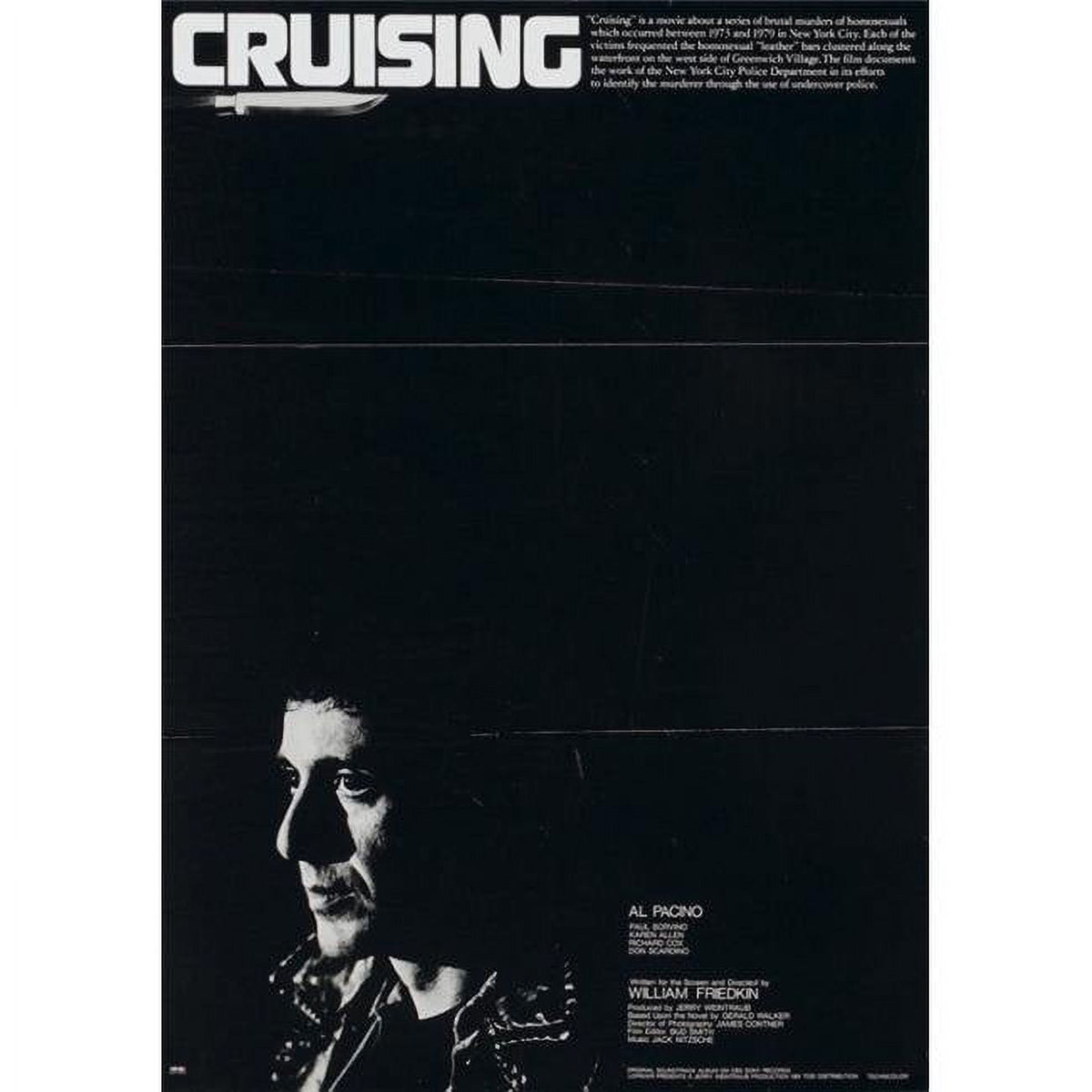Cruising Movie Poster Print 27x40 - vibrant cinema artwork