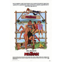Meatballs movie poster print showcasing vibrant colors and classic comedy theme.