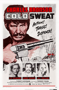 Cold Sweat movie poster featuring Charles Bronson, Liv Ullmann, and James Mason