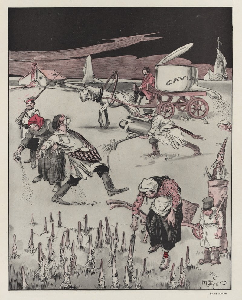 Travelies II The Sturgeon Industry in Astrakhan Caviar Sowing Poster Print