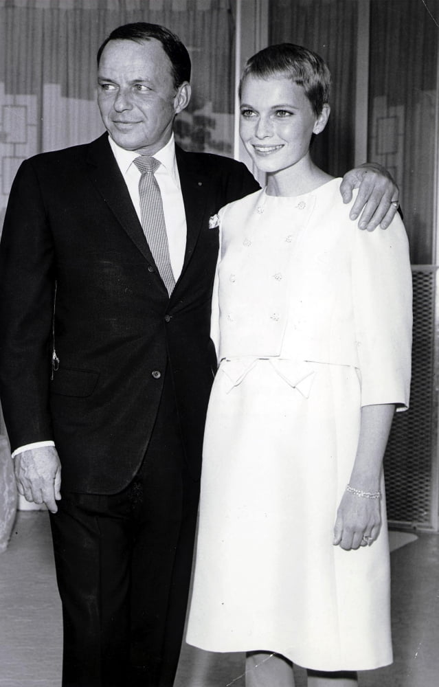 Frank Sinatra and Mia Farrow wedding photo print