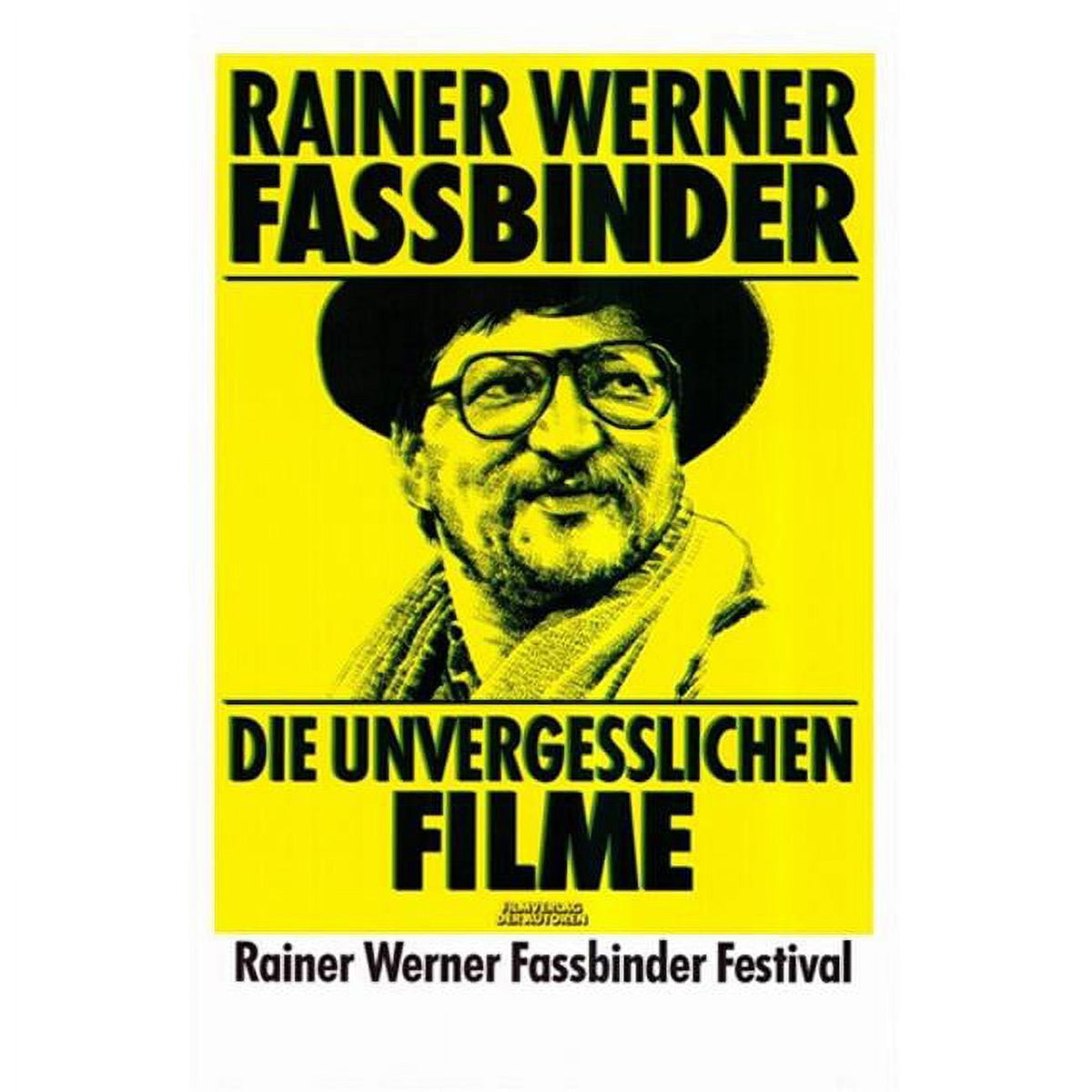 Rainer Werner Fassbinder movie poster print 11x17 size.