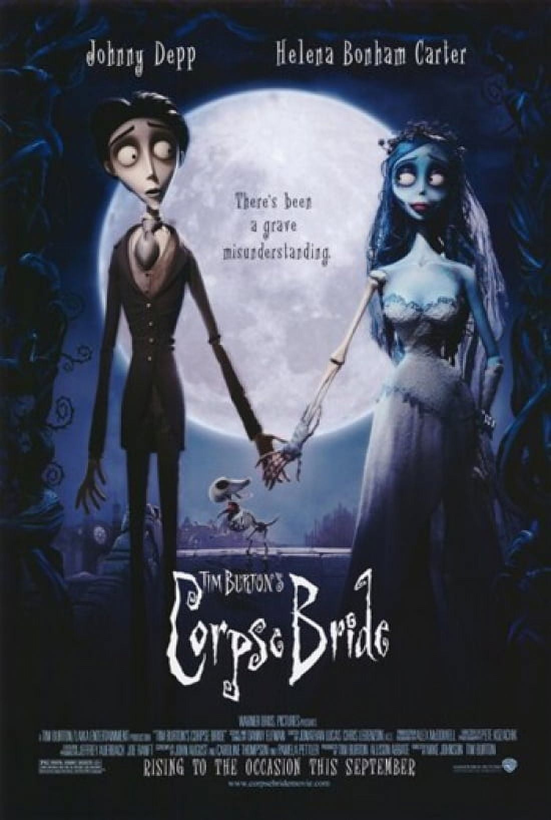 Tim Burton's Corpse Bride Movie Poster - 11x17 size