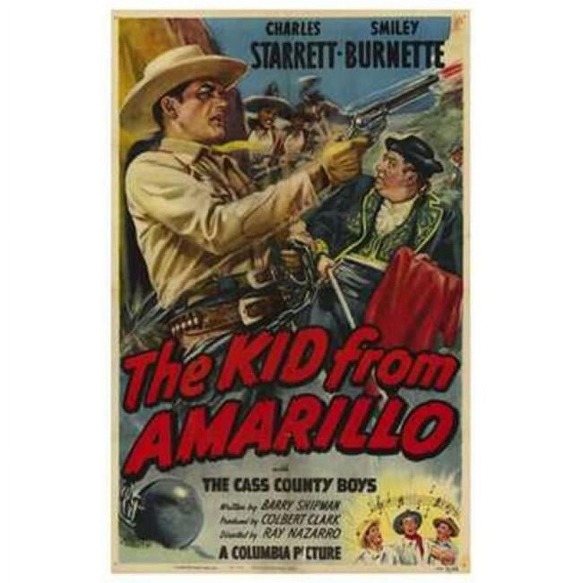 The Kid from Amarillo movie poster in 11x17 size.