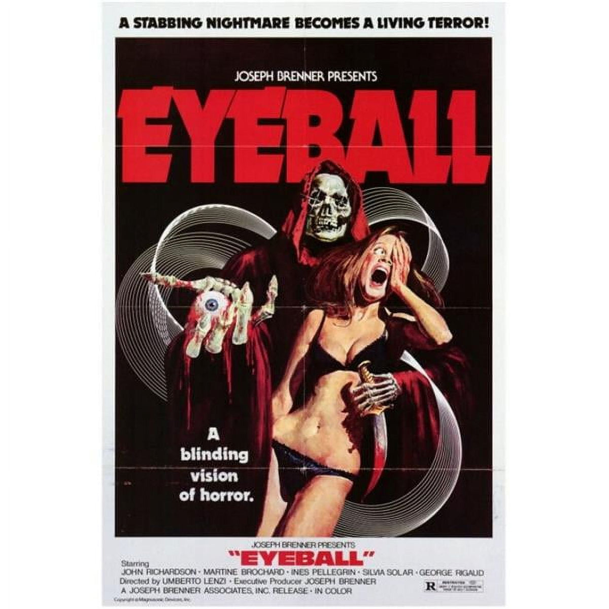 Eyeball Movie Poster Print in 27x40 inch size, perfect for wall decor.