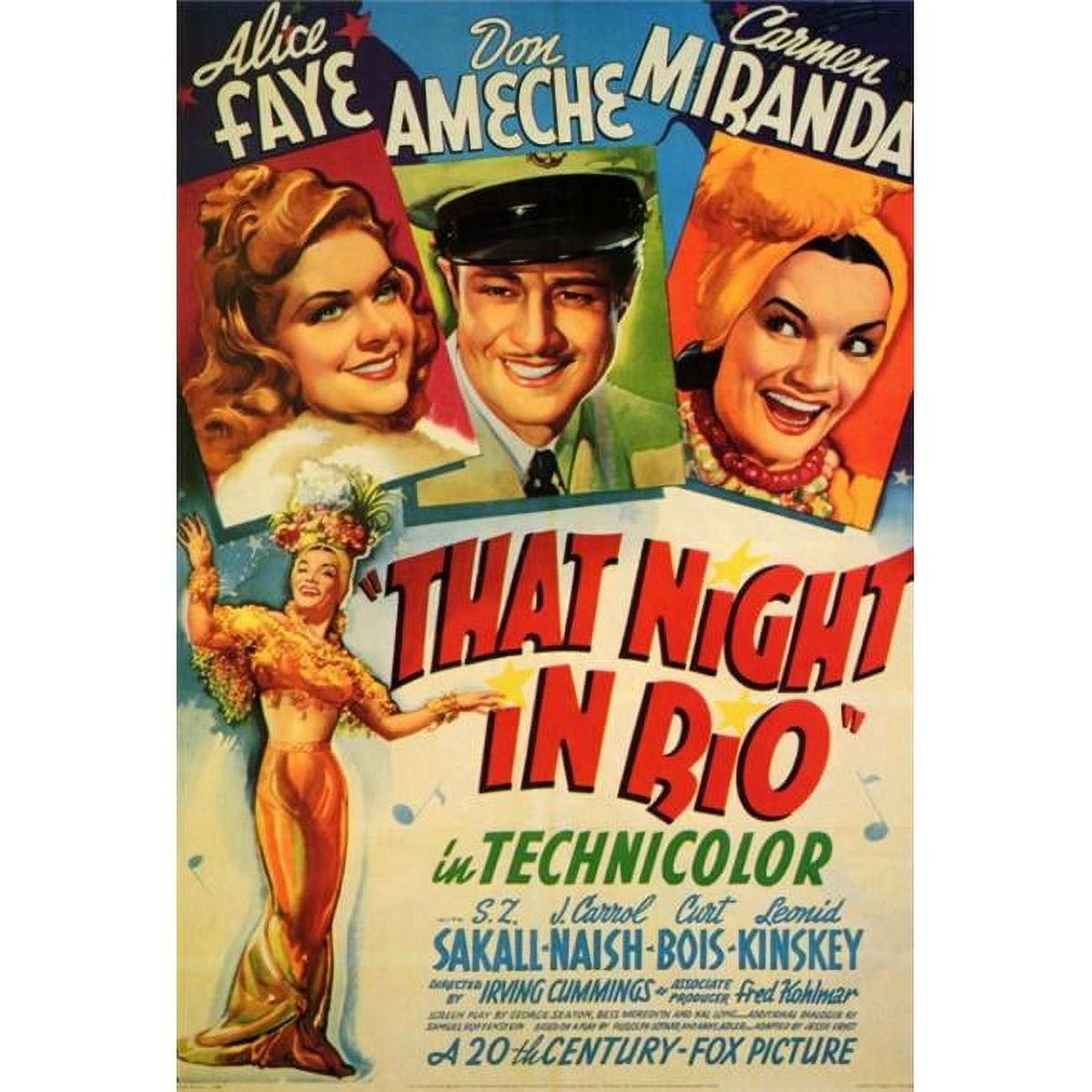 That Night in Rio Movie Poster Print - 27x40