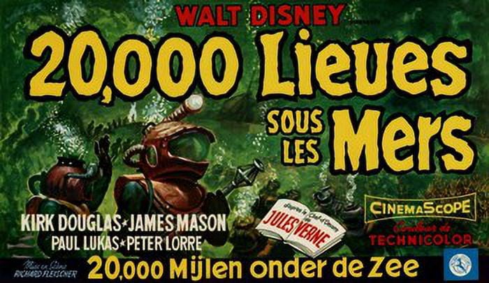20,000 Leagues Under the Sea Movie Poster - Classic Film Art