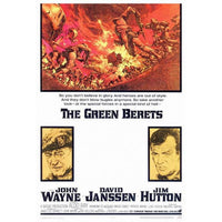 The Green Berets movie poster print showcasing iconic film art.