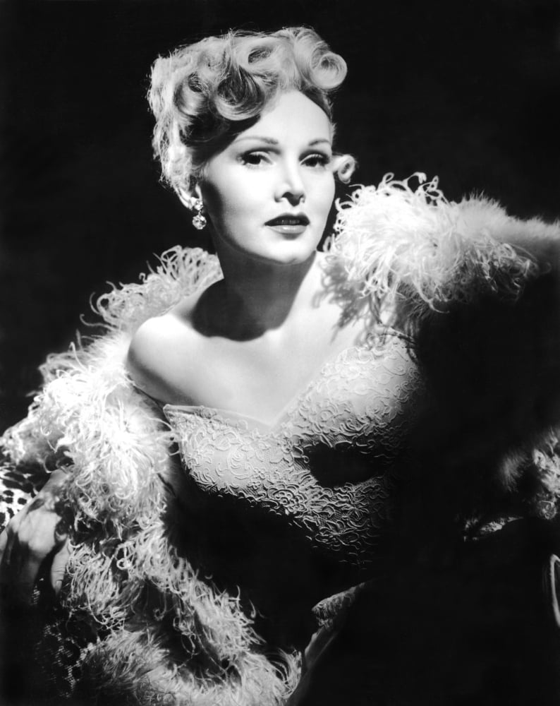 Vintage Zsa Gabor photo print from the 1950s, available in various sizes.