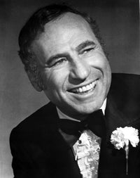 Mel Brooks iconic photo print, available in various sizes.