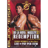 Oscar De La Hoya vs Shane Mosley boxing movie poster 11x17