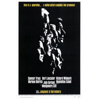 Judgment at Nuremberg Movie Poster Print 27x40