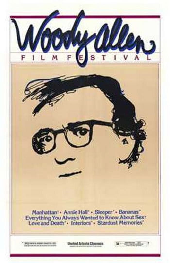 Woody Allen Film Festival Movie Poster 11x17 print showcasing classic cinema.