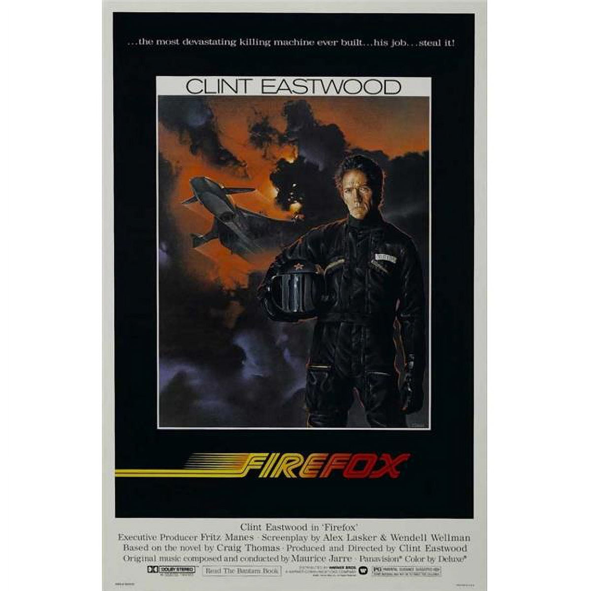 Firefox Movie Poster Print in 27x40 size, perfect for movie enthusiasts.