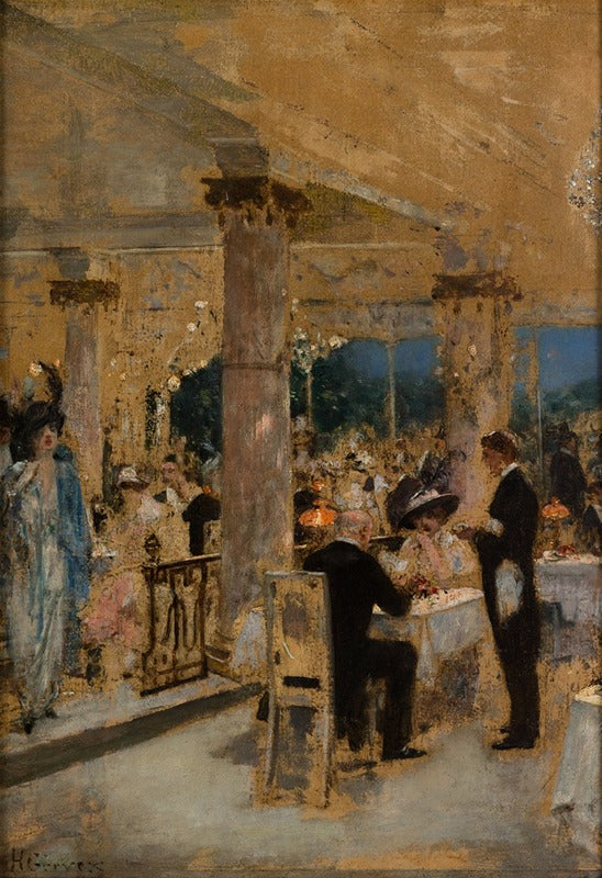 Armenonville le soir du Grand-Prix Poster Print by Henri Gervex