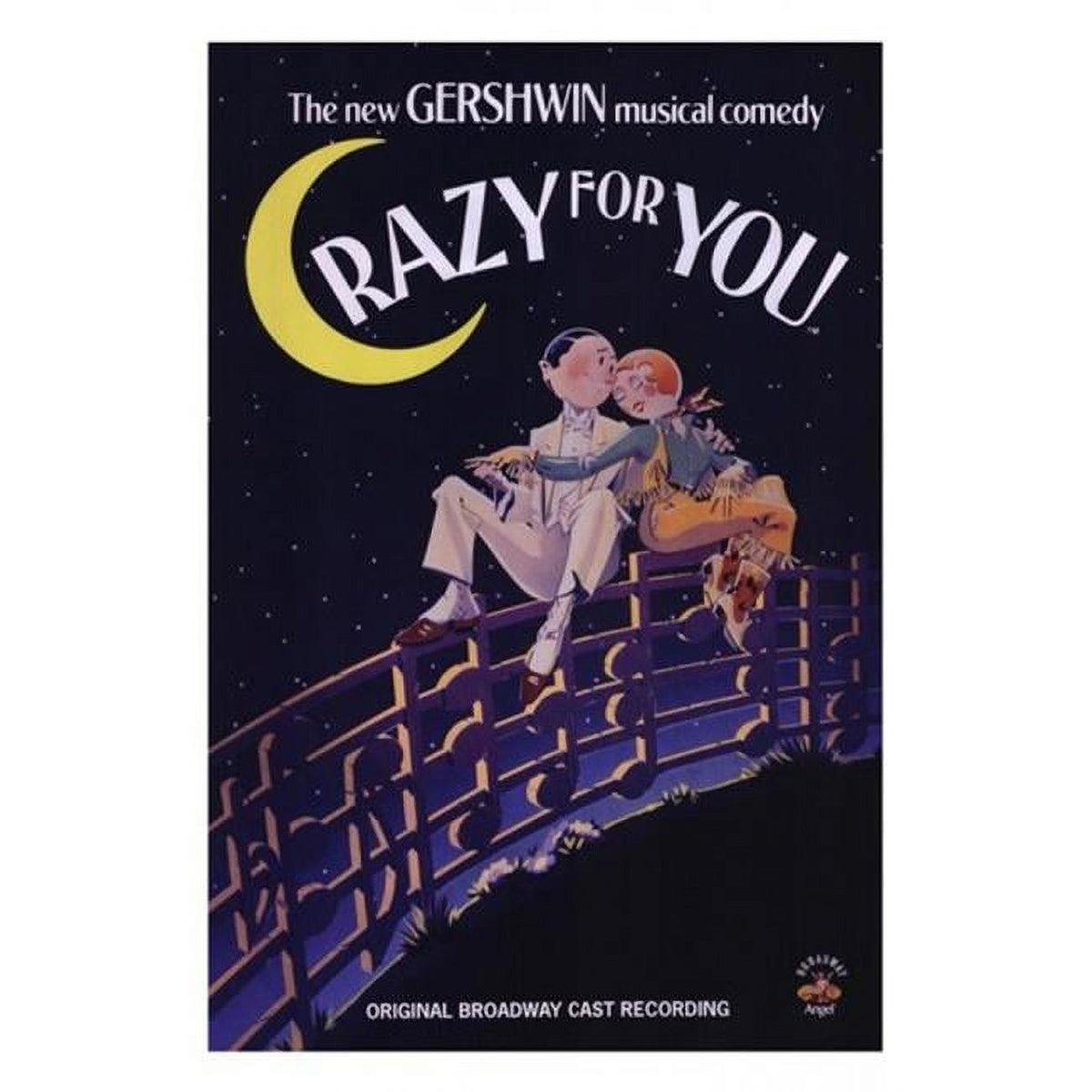 Crazy for You Movie Poster 11x17 - vibrant film art for home decor
