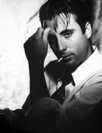 Andy Garcia smoking photo print showcasing the iconic actor's charm.