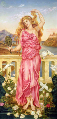 Helen Of Troy Fine Art Poster Print by Evelyn De Morgan