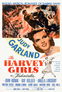 The Harvey Girls movie masterprint poster featuring Judy Garland.