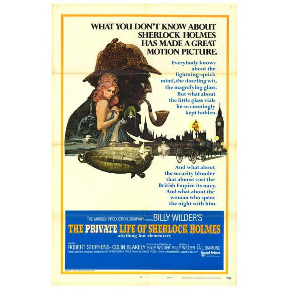 The Private Life of Sherlock Holmes Movie Poster Print 27x40