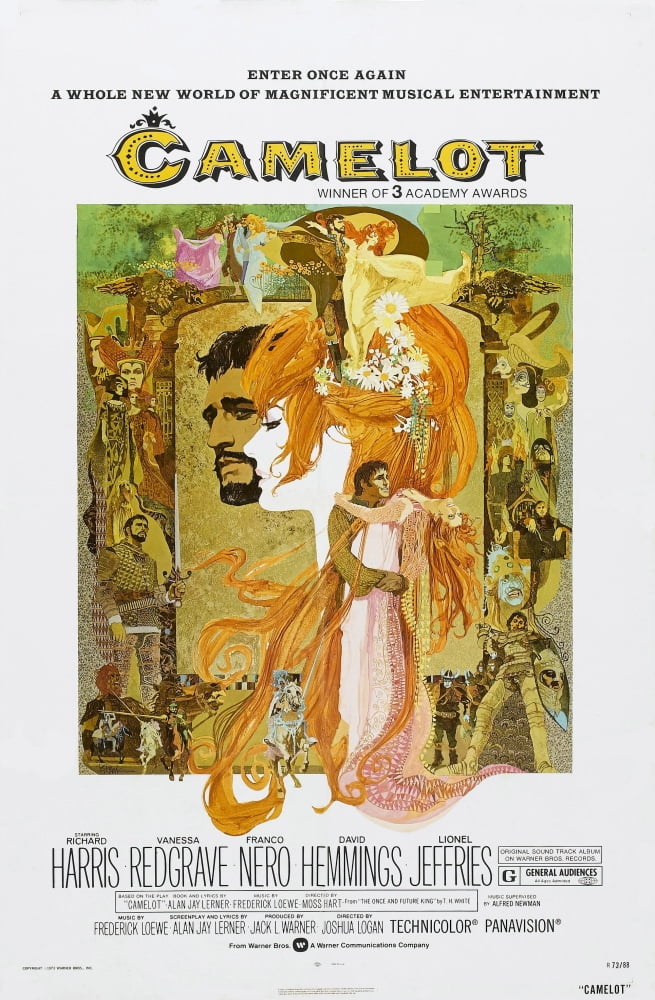 Camelot Movie Masterprint Poster featuring Richard Harris and Vanessa Redgrave