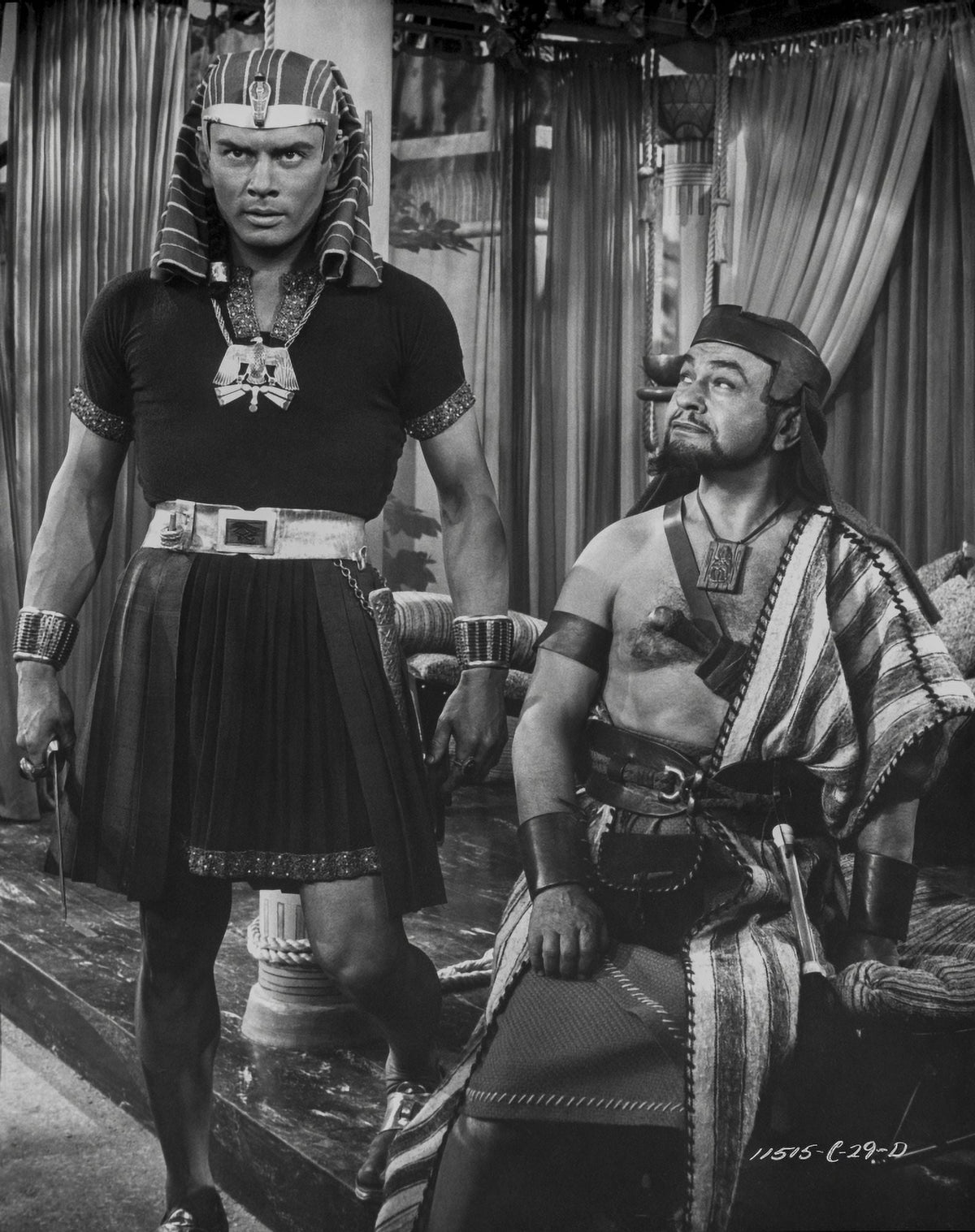 A Scene From The Ten Commandments Movie Photo Print