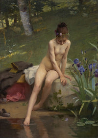 The Little Shepherdess 1892 Art Print by Paul Peel