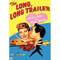 The Long Long Trailer movie poster, 11x17 print featuring Lucille Ball and Desi Arnaz.