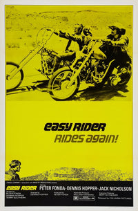 Easy Rider Movie Poster Masterprint 11x17 featuring iconic film imagery.