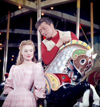 Carousel photo print featuring Shirley Jones and Gordon MacRae from the 1956 musical film.