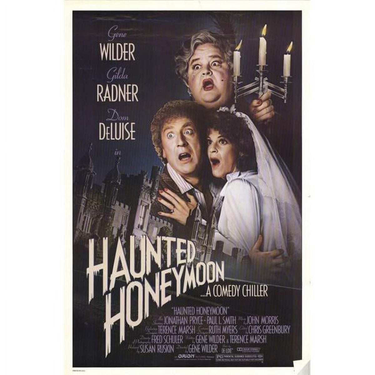 Haunted Honeymoon movie poster print 27x40 inches
