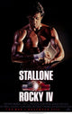 Rocky IV Movie Poster 11 x 17 print featuring iconic boxing scene.