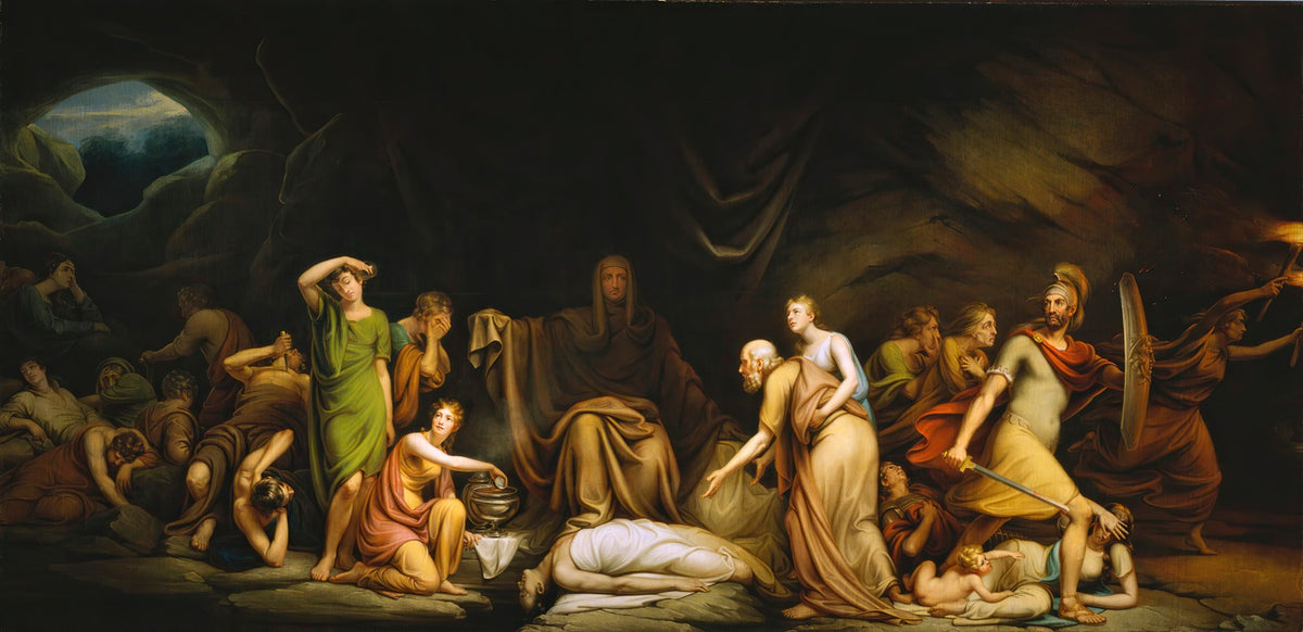 The Court of Death Fine Art Print by Rembrandt Peale