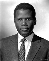 Sidney Poitier iconic photo print capturing the legendary actor.