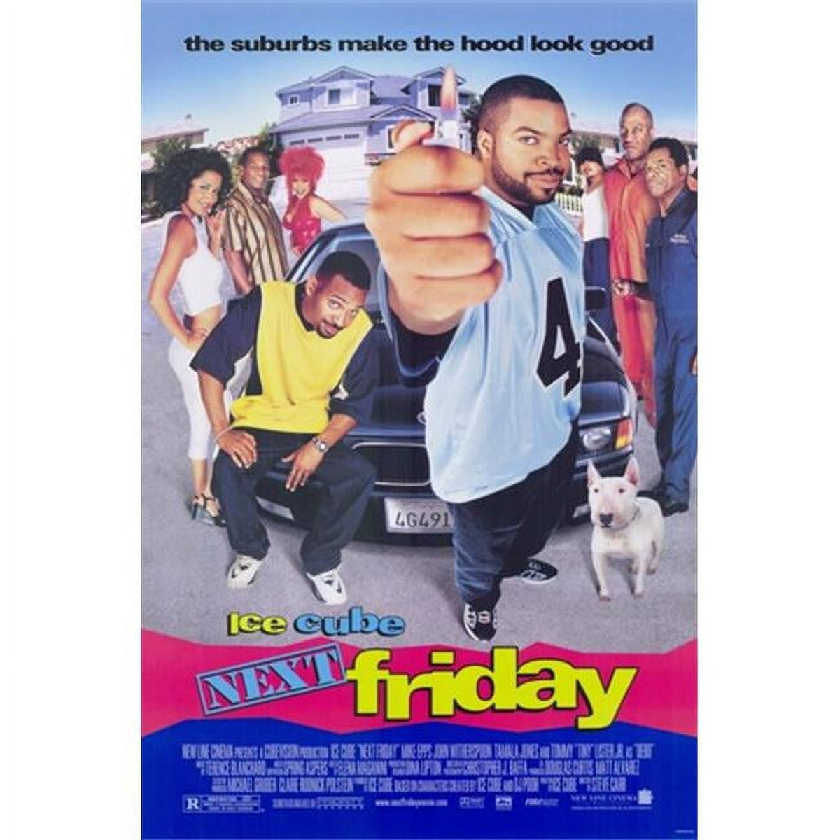 Next Friday Movie Poster 11x17 print featuring classic comedy.